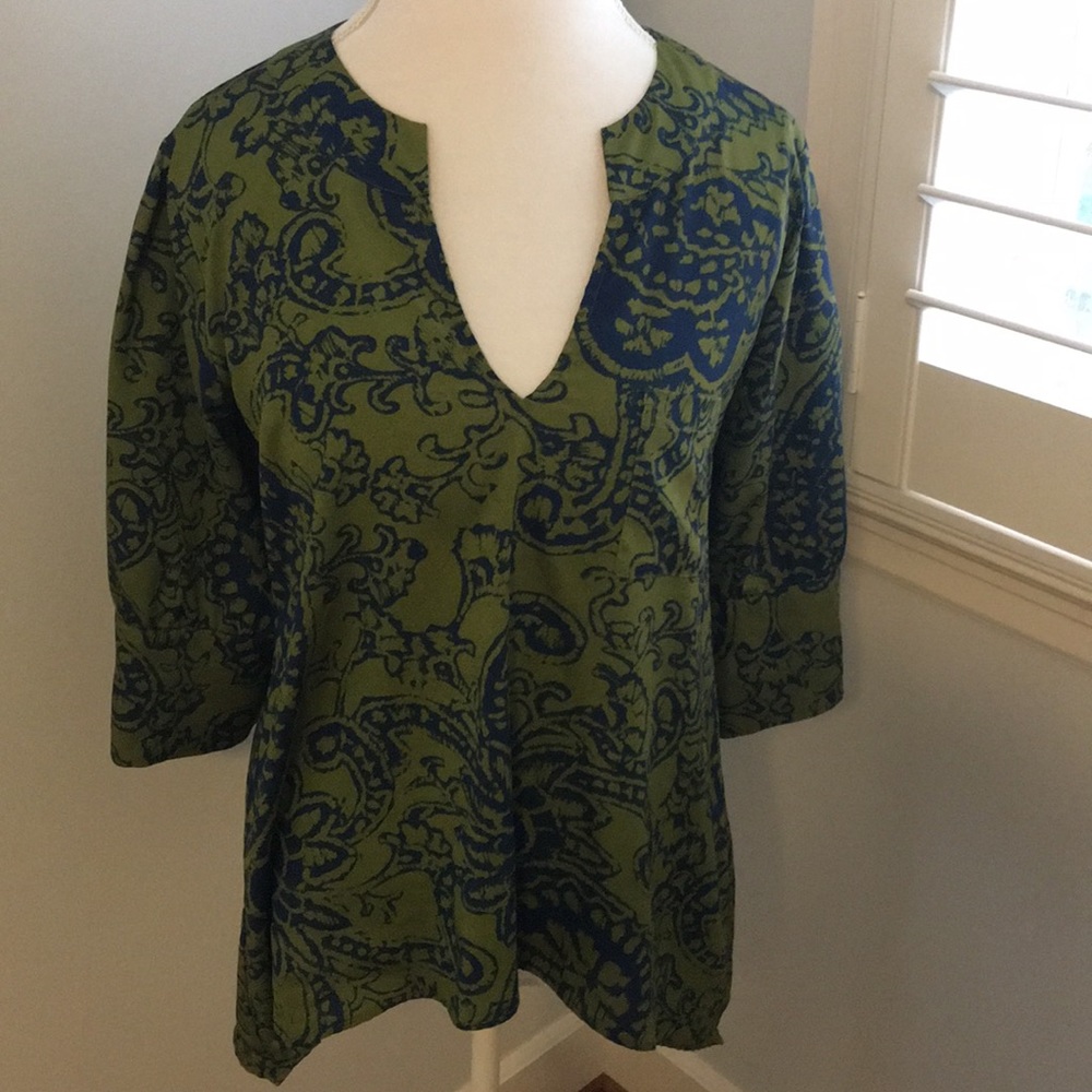 Green Blue Top